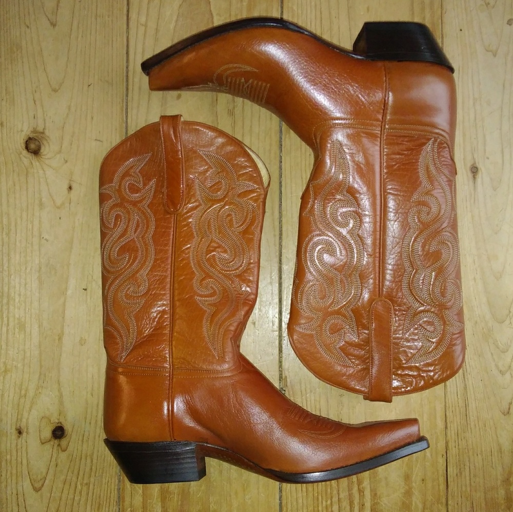 Star Boots Whiskey Buffalo cowboy boots